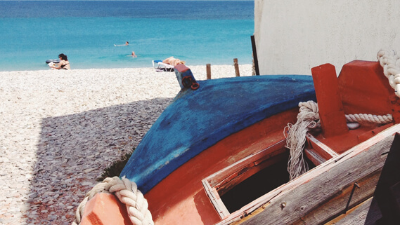 Boat on the beach